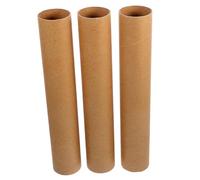 Sewroro 3Pcs DIY Blank Paper Tubes for Crafting Kraft Paper for Painting Cutting and Creative Art Projects at Home School Office