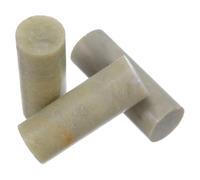 Sewroro 3pcs Qingtian Stone Seal Carving Set, Round Chinese Stamp Blanks for Hand Carved Name Seal, Traditional Chinese Character Engraving for Calligraphy and Craft