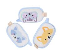 Sewroro 3pcs Shower Scrubber Sponge Set for and Bathing, Soft Cotton Bath Sponge for Newborns and, Gentle Bath Care Accessories