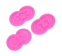 Sewroro 3pcs Silicone Jewelry Molds Cat Wolf Mermaid Tail Moon Shapes for Resin Casting Flexible Silicone Moulds for DIY Earrings Pendants Necklace Making Craft
