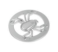 Sewroro 4-inch Silver Speaker Decor Circle Dustproof Cover Protective Mesh for Car Audio Speaker Grill Accessories