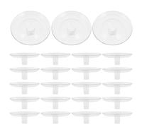 Sewroro 40pcs Hydroponic Floating Flower Arranger Plastic Flower Fixation Holder for Centerpieces Reusable Plant Insert for Water Gardens and Displays