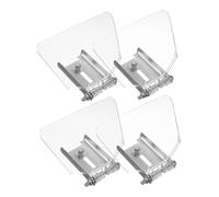 Sewroro 4Pcs Bench Grinder Replacement Eye Shields Transparent Safety Guards with Mounting Screws Compact for Desktop Grinders Home and Small Workshop Use Durable Panels Easy Installation