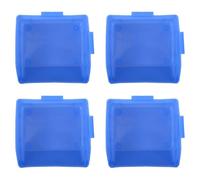 Sewroro 4pcs Blue ABS Stackable Parts Storage Bins for Bench Top Use | Tidy Small Parts, Save Workspace Space, Garage Workbench, Classrooms, DIY Crafters and Woodworkers