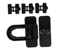 Sewroro 4pcs Child Proof Cabinet and Oven Locks Plastic Safety Latches for Refrigerator and Oven, Easy to Use, Reduces Risk of Food Poisoning, for Home, Daycare, and Nursery Environments