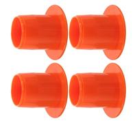 Sewroro 4pcs Ergonomic Film Wrap Handle with Thickened Design and Enhanced Durability, Plastic Manual Wrap Roller Handle for Packaging and Moving, Fits 2-inch Standard Stretch Film Rolls
