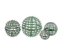 Sewroro 4pcs Flower Arrangement Shelf with Plastic Base, Grass Ball Holder Set 10-25cm, Wedding Decoration Props for Event Centerpieces and Floral Displays