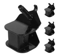 Sewroro 4pcs Generator Engine Mounts Rubber Motor Support Pads for 2kw-3kw Portable Diesel Generators, Heavy Duty Iron and Rubber Anti-Vibration Shock Absorber Reduces Noise