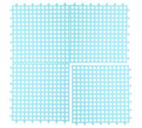 Sewroro 4pcs Plastic Rabbit Cage Foot Pads Mat for Small Pets with Strong Air Permeability and Cuttable Design, Suitable for Bathroom or Living Room Floor Use, Sturdy Small Animals Foot
