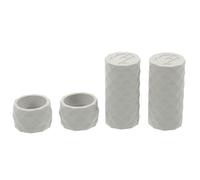 Sewroro 4pcs Silicone Handlebar Grip Rings for 2.5-3.2cm Bicycle Bars | Non-slip Fixed Loops, Easy Installation, for Fixedgear Bikes and Bicycles, Stylish Appearance