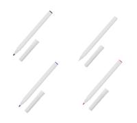 Sewroro 4pcs Tattoo Marking Pens Set for Beauty Salon, Single Tip Eyebrow Microblading Pens in White, Black, Purple, Red for Ear Piercing and Tattoo Positioning