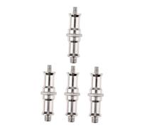 Sewroro 4pcs Threaded Screw Adapter for Studio Light Stands Cold Shoe Adapter Spigot Hot Shoe Mount