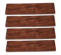 Sewroro 4PCS Walnut Wood Lumber Boards Thick Hardwood Planks for DIY Crafting Woodworking Projects Durable Smooth Surface Blocks for Engraving and Whittling