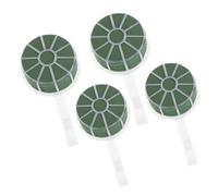 Sewroro 4pcs Wedding Bridal Bouquet Holders with Mud Floral Foam, Large and Small Hand Bouquet Handles for DIY Artificial and Fresh Flower Arrangement