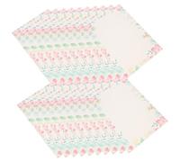 Sewroro 50 Sheets Vintage Writing Paper Thickened Retro Letter Paper for Fluently Handwriting Creative Stationery for Invitations Notes Poems Family and Friends