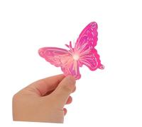 Sewroro 50pcs Butterfly Solar Lights for Garden Patio Pathway Uv-Resistant Outdoor LED Lamps with Options for Flower Beds and Christmas Decor