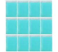 Sewroro 50pcs Thickened Self-Seal Bubble Mailers 15x20cm Blue-Green Composite Packaging Envelopes for Small Business Shipping and Mailing Supplies