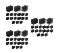 Sewroro 54 Pcs Portable Black Special Effects Makeup Sponge for Creating Abrasions and Scar Textures, for Parties and Festivals, for Group Events and Families
