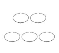 Sewroro 5pcs Adjustable Medieval Rhinestone Fairy Crown Gothic Thorn Headpiece with Gems for Renaissance Cosplay Costume Parties Weddings Bridal Accessories