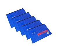 Sewroro 5pcs Inventory Log Book for Small Business Sturdy Accounting Ledger with Stock Monitoring Expense and Income Tracker Notebook Financial Record Keeper for Budget Management and