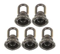 Sewroro 5pcs M23 Zinc Alloy Ceiling Hooks for Vintage Pendant Lighting Lamp Hardware Kit with Hanging Loops, Lamp Parts for Chandeliers and Ceiling Light Fixtures