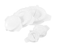 Sewroro 5pcs Manual Dumpling Press Set Plastic Dough Mold Pierogi and Empanada Maker Washable Kitchen Tool for Homemade Turnover and Pastry Wrapping