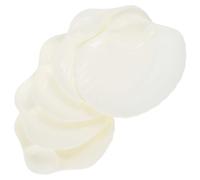 Sewroro 5pcs Seashell Shaped Sushi Serving Plates Set, Reusable Pp Food-Grade Dip Sauce and Dumpling Tray, Pearl White Snack and Fruit Platter for Dining and Entertaining