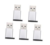 Sewroro 5pcs USB C to USB Adapter Converter Portable Lightweight for Computer Laptop Tablet Phone Accessories Headphones