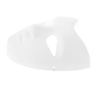 Sewroro 5pcs White Paper Paintable Face Masks for DIY Masquerade, Safe to Use Blank White Masks for Art Class and Prom Party Accessories