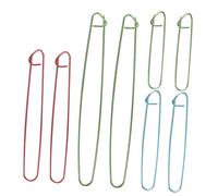 Sewroro 6-pair Colorful Stitch Holder Set Random Colors, Sizes 6cm to 20cm, Safety Crochet Knitting Stitch Holders for Yarn Crafting and Hand Knitting Supplies in Uk