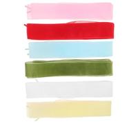 Sewroro 6 Pairs Chiffon Ribbon Shoelaces, Cute Decorative Laces | Womens Styles, Easy Tie Design, for Boots and Dress Shoes, Assorted Pastel Colours
