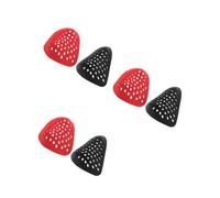 Sewroro 6 Pcs Reusable Silicone Face Mask Bracket Black under Mask Support, Soft 3d Inner Half Face Cover Shell, Prevents Lipstick Smudge, for Costume Party or Balaclavas