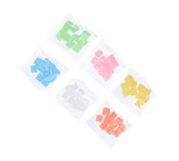Sewroro 60 Pcs Miniature Cube Sugar Phone Shell Ornaments DIY Decorative Resin Charms for Phone Case Crafting Granulated Sugar Cubes Yellow Pink Orange White Blue Green