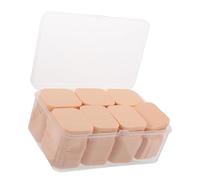 Sewroro 60pcs Foundation Makeup Sponges, Latex Square Shape Powder Puff Pads for Face, Absorbs Foundation with Multifunctional Convenience, for Makeup Artists and Home Or Studio Use