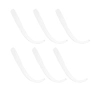 Sewroro 6pcs Acrylic Earring Display Tool Bent Shape Lightweight Ear Trying Strip Fine Workmanship for Home and Boutiques