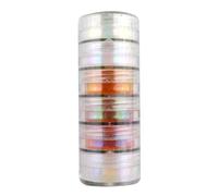 Sewroro 6pcs Mica Powder Pearl Pigment Set DIY Resin Dye Natural Pigment Kit for Epoxy Crafting and Jewelry Making, Color Shifting Chameleon Effect, Suitable for Artists and Hobbyists