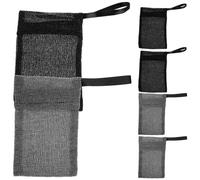 Sewroro 6pcs Soap Bags Exfoliating Mesh Pouch for Bar Soap with Hanging Loop Storage for Shower Face and Hand Cleansing