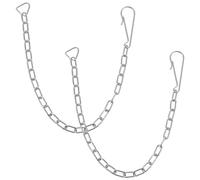 Sewroro 6PCS Stainless Steel Toilet Flapper Chains Universal Flush Valve Lift Chains Replacement Kit for Toilet Handle Pull and in Bathroom