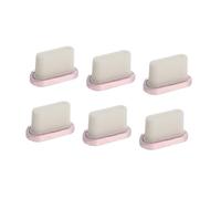 Sewroro 6pcs Type-c Plugs Dust Stopper Cover for Mobile Phone Charger Port Protective Plug for Type-c Data Port for Everyday Use