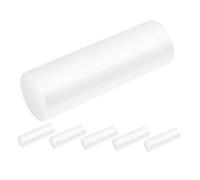 Sewroro 6PCS White Foam Cylinders for Crafts Compact Floral Tubes DIY Modeling Decorations for Christmas Parties Weddings Creative Ornament Supplies