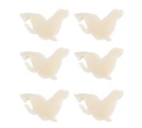 Sewroro 6pcs White Oil Absorption Sponges Pool Filtering Sponge Set for Hot Tub and Spa Cleaning Sea Animal Shape Oil Removing for Water Surface Dirt Removal