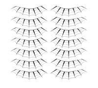 Sewroro 7 Pairs Halloween Fake Eyelashes for Women, Exaggerated Festival Cosmetic Lashes with Bat, Demon, Castle and Insect Motifs, Party and Cosplay Eye Makeup Accessories