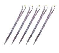 Sewroro 750pcs Sparkling Hair Tinsel Extensions Holographic Glitter Hair Flairs 5pcs 120cm Colorful Pet Laser Accessories for Festival and Party Styles