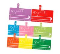 Sewroro 80pcs Dyslexia Reading Guide Bookmark for Boy Girl Finger Reading Tools for Enhanced and Clarity for Home and School Use