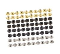 Sewroro 80pcs Sew Snap Buttons Metal Fasteners Kit for Clothing DIY Projects Invisible Press Studs with Secure Closure Comfortable and Friendly Garment Snap Fasteners Colors