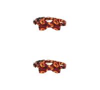 Sewroro 8pcs Adjustable Halloween Cat Collars with Evil Pumpkin Bow Ties and Bells Elastic Pet Accessories for Cats Scary Style Kitten Neckwear