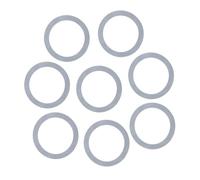 Sewroro 8pcs Grey Rubber Blender Gaskets Replacement Anti-Leak Juicer Sealing Rings Compatible with Osterizer Models Blender Parts for Stable High-Speed Blending