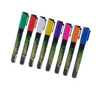 Sewroro 8Pcs Neon Chalk Markers Liquid Chalk Pens Erasable Colored Board Markers for Glass LED Light Boards Blackboards with Vibrant Yellow Pink Orange Green Blue Purple Red White Colors