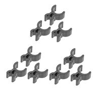 Sewroro 9pcs Black Trumpet Pencil Clip Holder for Musicians Easy to Install Pen Clips for French Horns Convenient Musical Instrument Accessory for Note-taking
