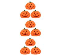 Sewroro 9pcs Halloween Pumpkin Sound for Dogs Educational Interactive Pet Balls Creative Squeaky Training Play Material for Fun Engagement